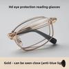 Складные очки для чтения двойного назначения с изменяемым цветом, функцией мультифокусировки, HD Vision и защитой от синего света для мужчин и женщин