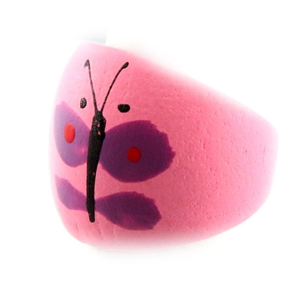 Bague 'Funky Zoulou' Rose