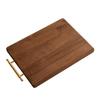 Chopping Board Solid Wood Wood Black Walnut Home Gifts High-end Hotel Hotel Western Restaurant Home Common Camping Cutting Board