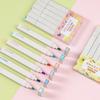 6pcs Light Color Highlighter Pen Set Soft Brush Art Marker Liner for Drawing Painting Office School