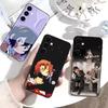 Bungo Stray Dogs Чехол для телефона для Samsung Galaxy A73, A72, A71, A70, A53, A52, A51, Мягкий силиконовый черный чехол