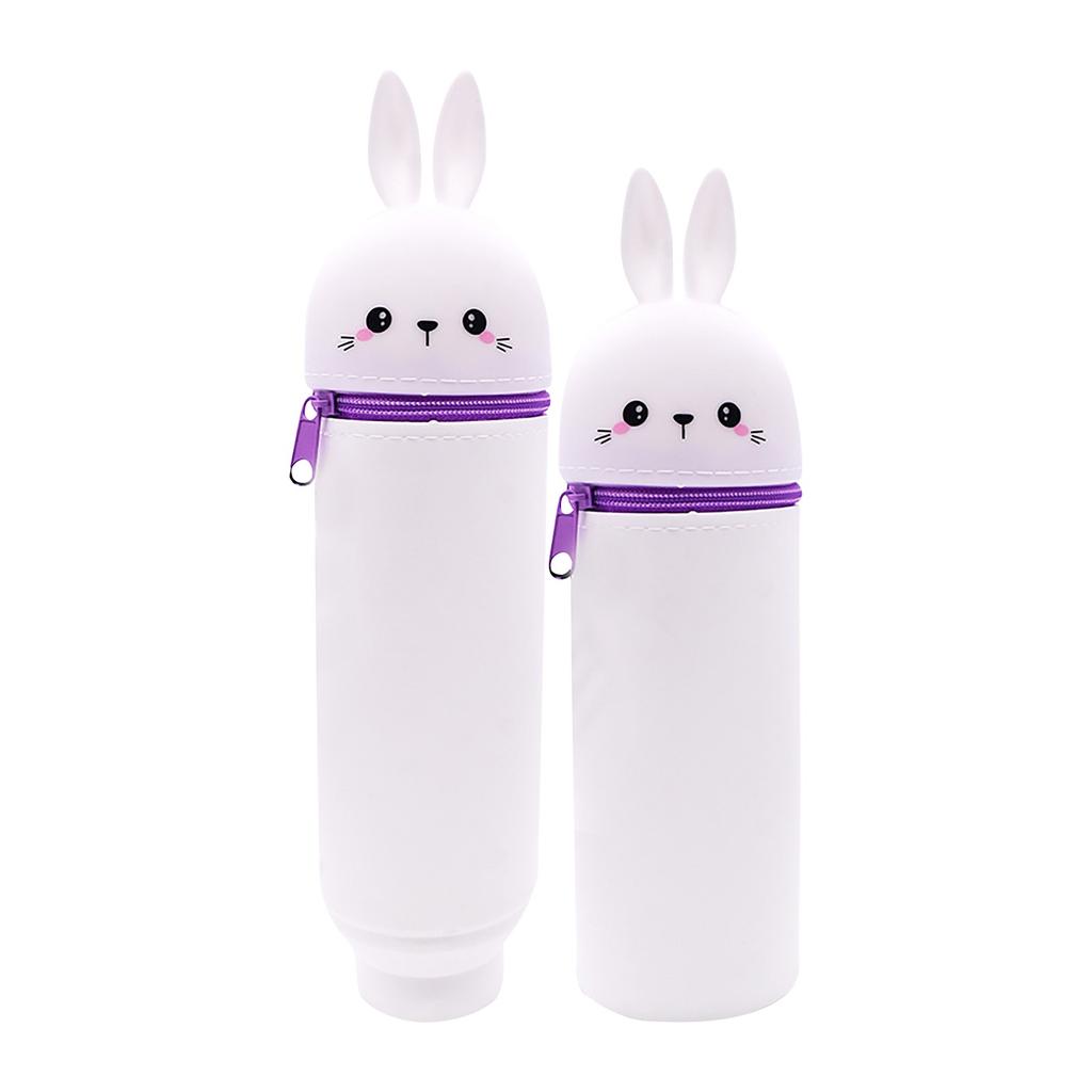 Silicone Pencil Bag Creative Retractable Stationery Pen Holder Student Pen Holder