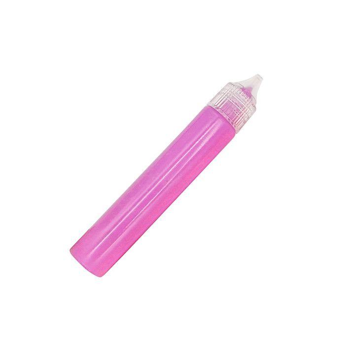 Stylo colle phosphorescent - MEGACREA DIY - 30 ml - Violet - Embout feutre - Brille dans l'obscurité
