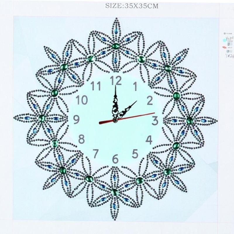 Настенные часы «сделай сам», алмазная живопись, сверла специальной формы, настенные часы с вышивкой, цветок, бабочка, вышивка крестиком, часы