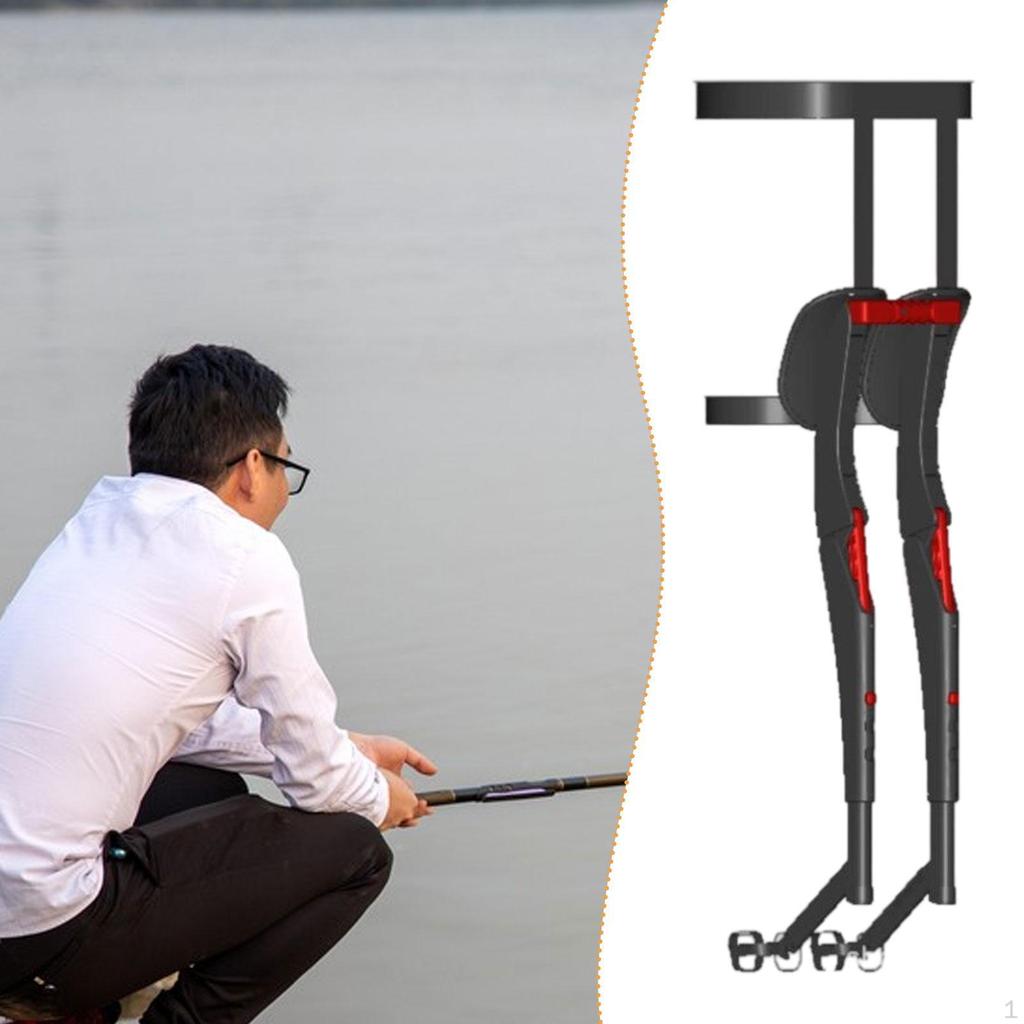 Носимое сиденье стула с регулируемой высотой эргономичный портативный складной стул для кемпинга для пляжа