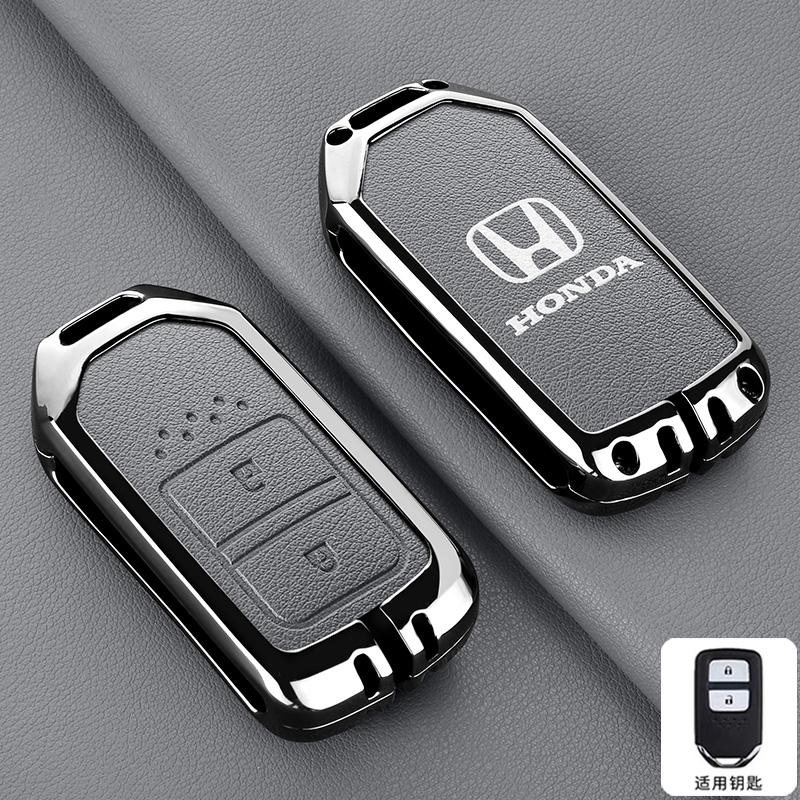 Zinc Alloy Car Smart Remote Key Case Cover Shell Protection Box For Honda Vezel City Civic Jazz BRV BR-V HRV Keyless Accessories ais256