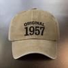 A Vintage  Original Printed Washed Hat a Sunshading Baseball Cap for Daily Outings a Musthave Fashionable Couples Hat