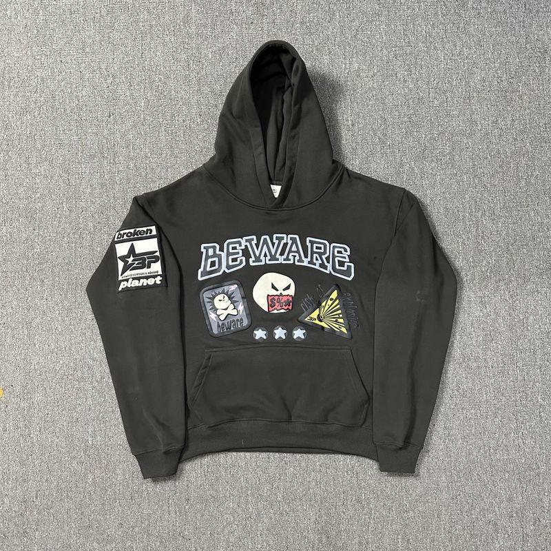 Broken Planet Oversized Hoodie Jogger Set With Foamed Letter Print Unisex Streetwear Collection