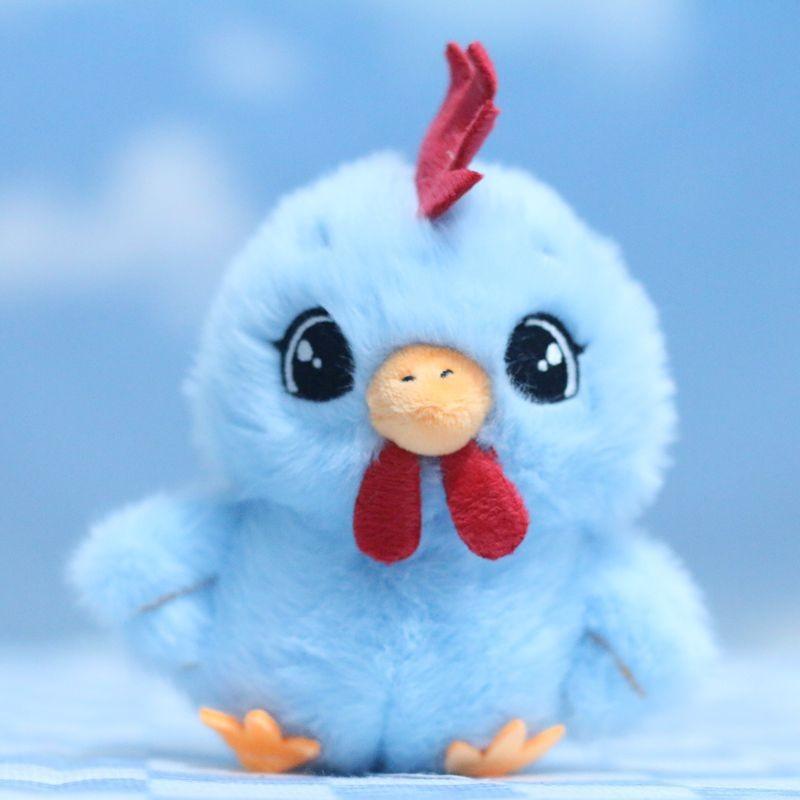 Очаровательный плюшевый брелок в виде петушка, милый мультяшный кулон в виде цыпленка, мягкая игрушка