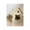 Декоративный деревянный домик для кошек (Кошачье гнездо)