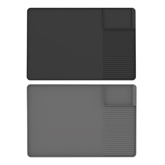 Силиконовый коврик для кофе 24''x16'', непроливающийся коврик для кофейного бара, термостойкий коврик для сушки посуды, шумоподавление, амортизация, аксессуары для кофейного бара