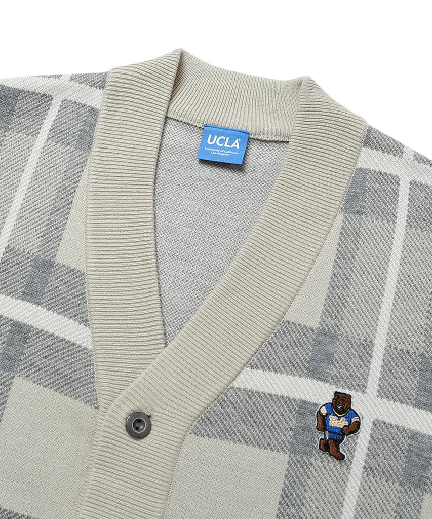 Жаккардовый кардиган UCLA Check [Бежевый](Uz1Gd01_25)