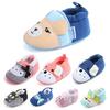 8 видов стилей, первые ходоки для маленьких мальчиков и девочек, мягкая хлопковая обувь с милым животным принтом, детская нескользящая обувь для малышей 3-11 месяцев