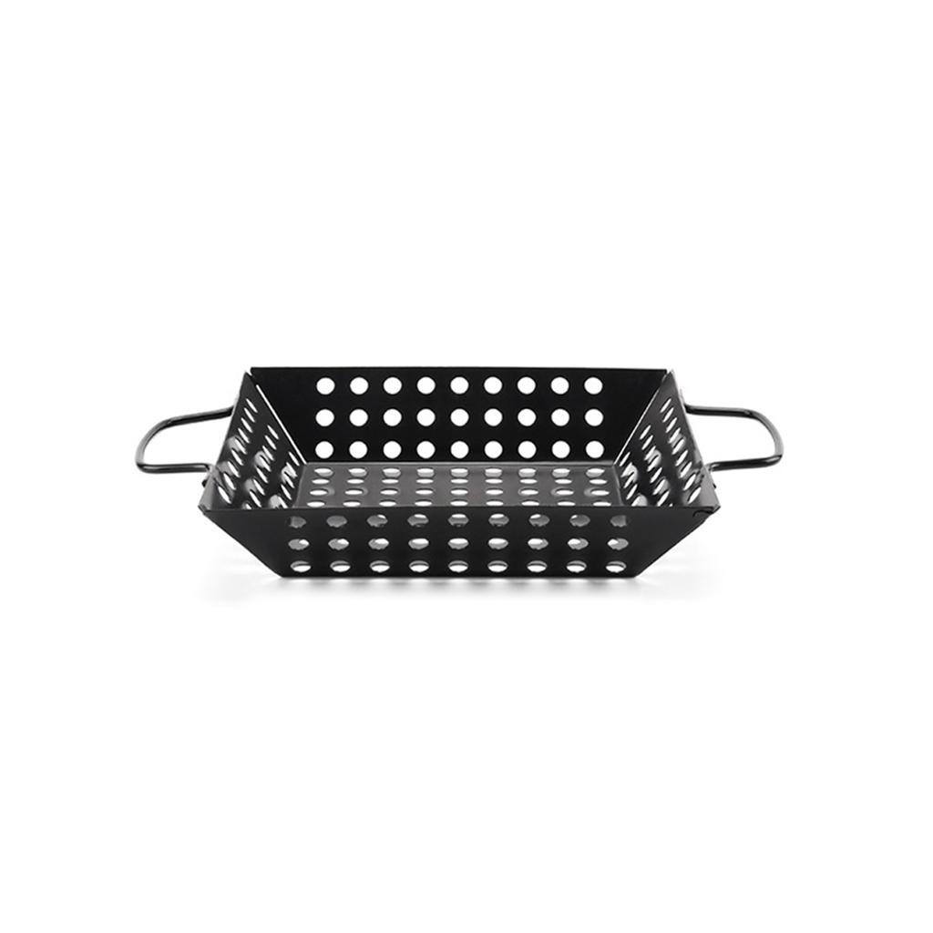Leeseph Grill Basket, Non-stick Vegetable Grilling Basket Cooking Basket, BBQ Grill Accessories for Cooking Fishes, Kebabs