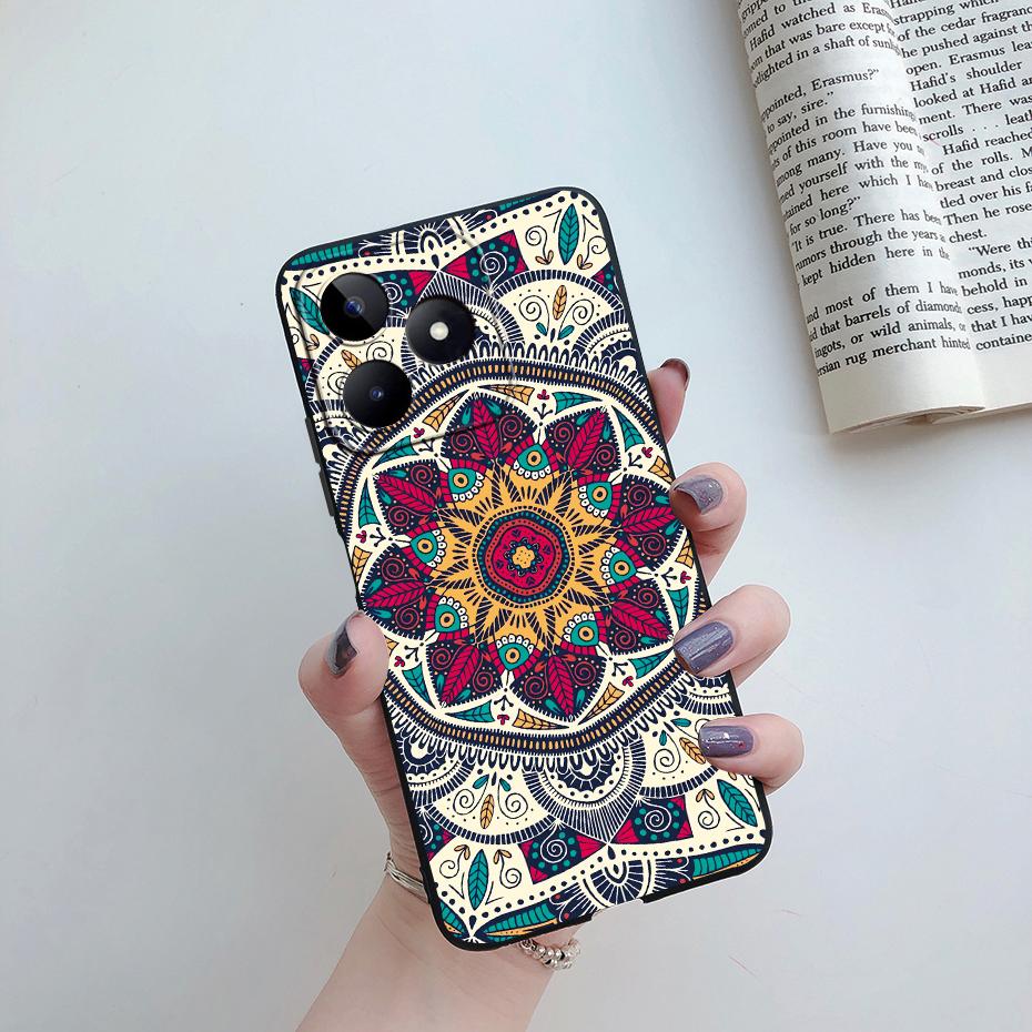 Чехол для Realme Note 50 Силиконовый Модный Мраморный Астронавт Расписной ТПУ Funda для Realme Note 50 Note50 Задняя Крышка Корпус Чехол