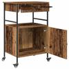 Kitchen Trolley Reclaimed Wood 56 x 43 x 89.5 cm Engineered Wood