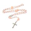 Католические розовые бусины из жемчуга в магазине Nazareth Store