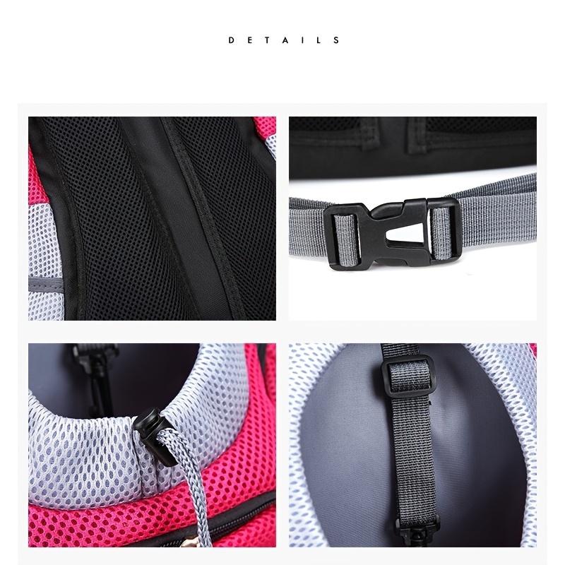 Дышащий и удобный рюкзак для домашних животных для маленьких собак — идеально подходит для путешествий и отдыха на природе — обеспечивает удобную поддержку груди и спины