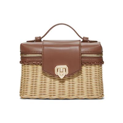Charles & Keith Color Block Woven Handbag Women Handbags Multi CK2-50782376-3