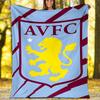 1pc Aston Villa Theme Blanket - Digital Print, Polyester, Cozy for All Seasons, Perfect for Outdoor, and Travel