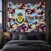 Personalized Tapestry Wall Hanging Burnley Football Pattern Art Background Cloth