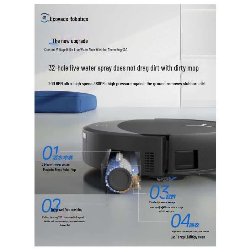 ECOVACS T90PRO Robotic Vacuum & Mop with Self-Cleaning