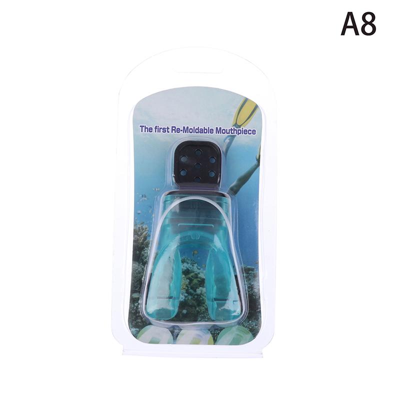 Silicone Snorkel Diving Mouthpiece Scuba Moldable Bite Mouthpiece Regulator Plastic Snorkel Mouthpiece