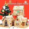 DIY Christmas Igloo Cookie House Kit for Kids with Reindeer Stickers