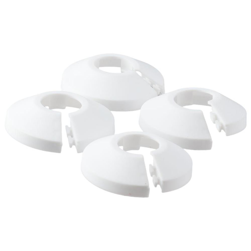 4 шт. ПП Пластиковая Декоративная Крышка для Трубопровода Белая Крышка для Дренажной Трубы Рабочий