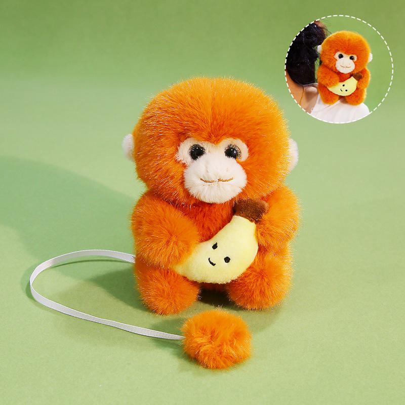 Плюшевая игрушка на плечо «Енотовидная панда» и магнит-сувенир из зоопарка - Детский подарок