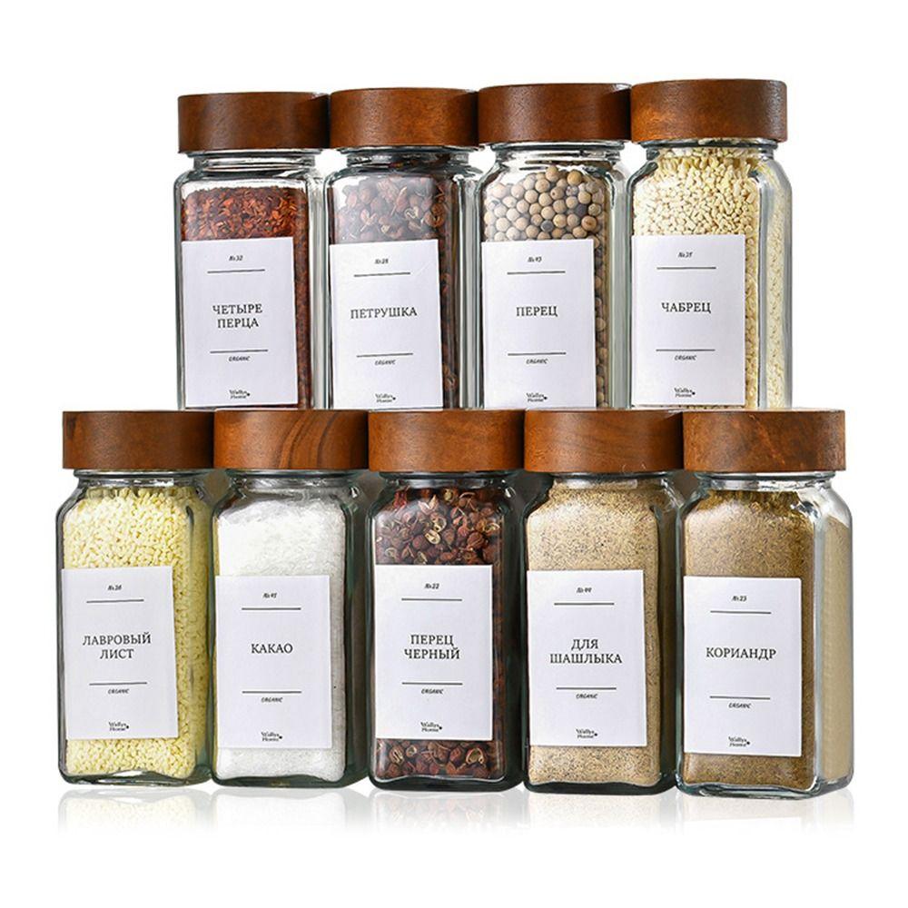 Прозрачный резервуар для хранения, стеклянная бутылка для хранения, бутылки для дозирования, герметичная банка для хранения продуктов