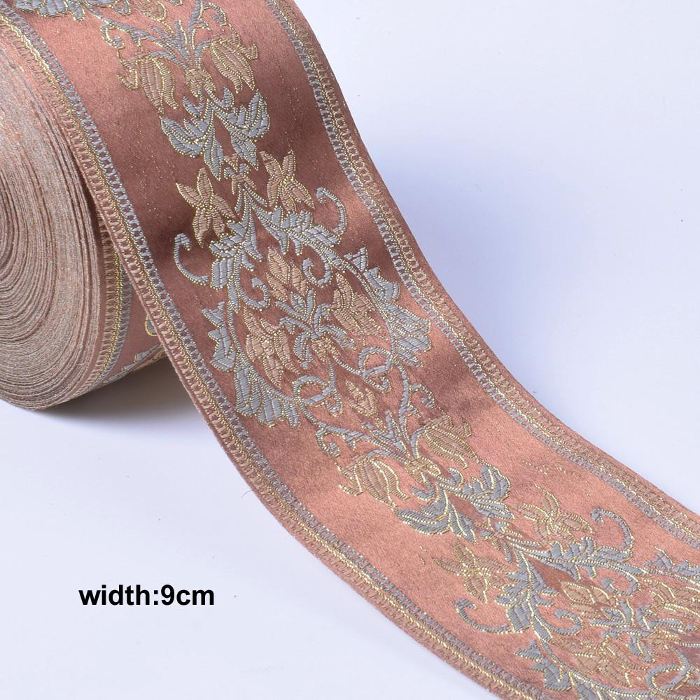 1 м красочная цветочная шотландская лента, рождественские ленты, кружевная ткань