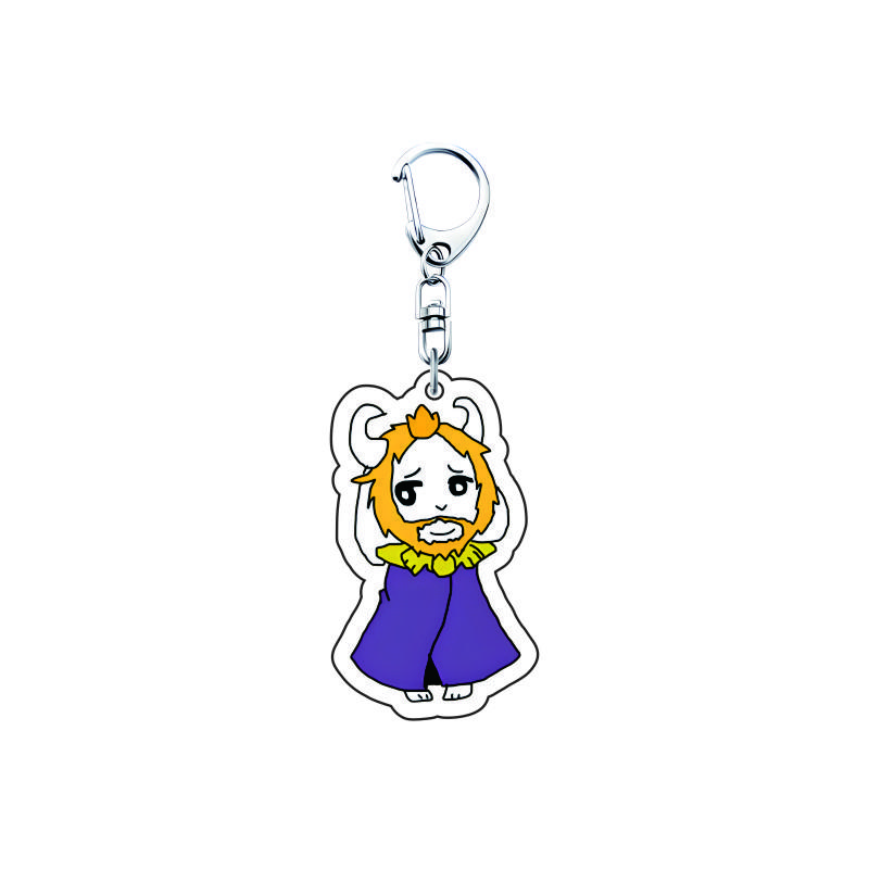 Игра Undertale Пиксельный брелок 6см Акриловый Санс Флоуи Папирус Азриэль подвеска машина брелок сумка аксессуары аниме подарок