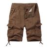 Men's Summer Workwear Shorts Loose Casual Five-Point Pants Multi-Pocket Zipper Men's Jogging Shorts