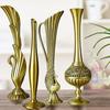 Peacock Swan Vase Antique Metal Flower Vases Metal Craft Home Decoration Bronze Plated Tabletop Vase for Home Wedding Decor