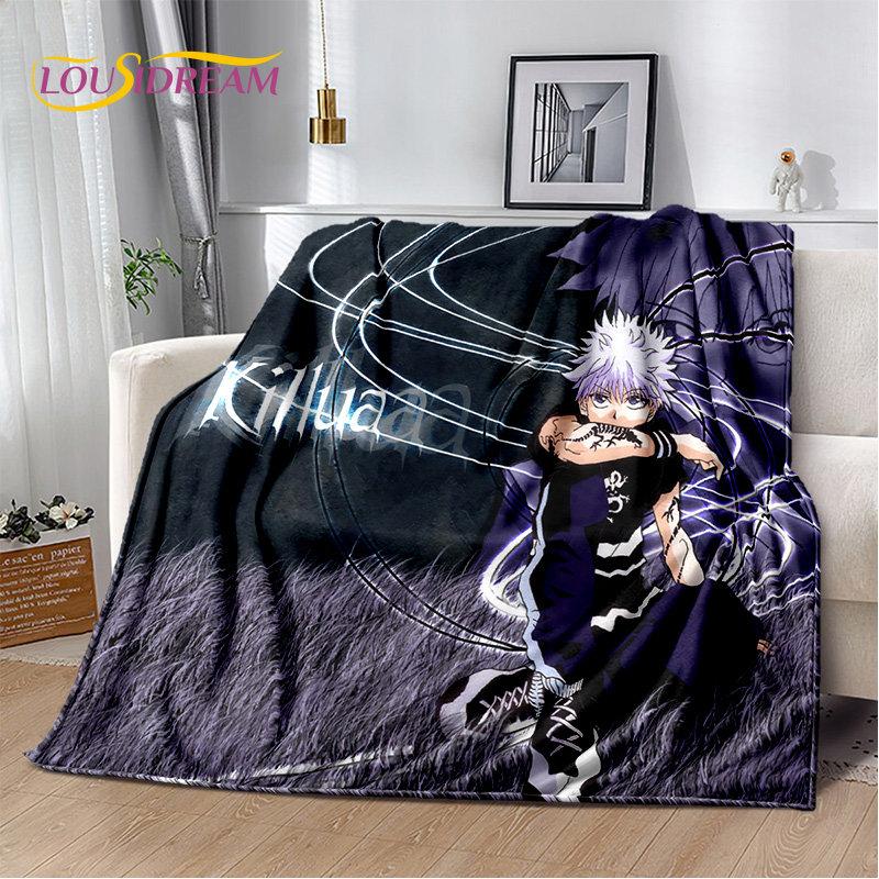 HxH аниме Hunter×Hunter Мягкое плюшевое одеяло с героями мультфильмов, фланелевое одеяло, одеяло для гостиной, спальни, кровати, дивана, чехол для пикника