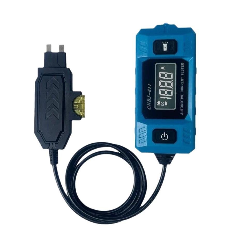 Digital Automotive Fuse Tester CNBJ-611 for Accurate Current Measurement and Car Electrical Leakage Fault Analysis LCD Tool