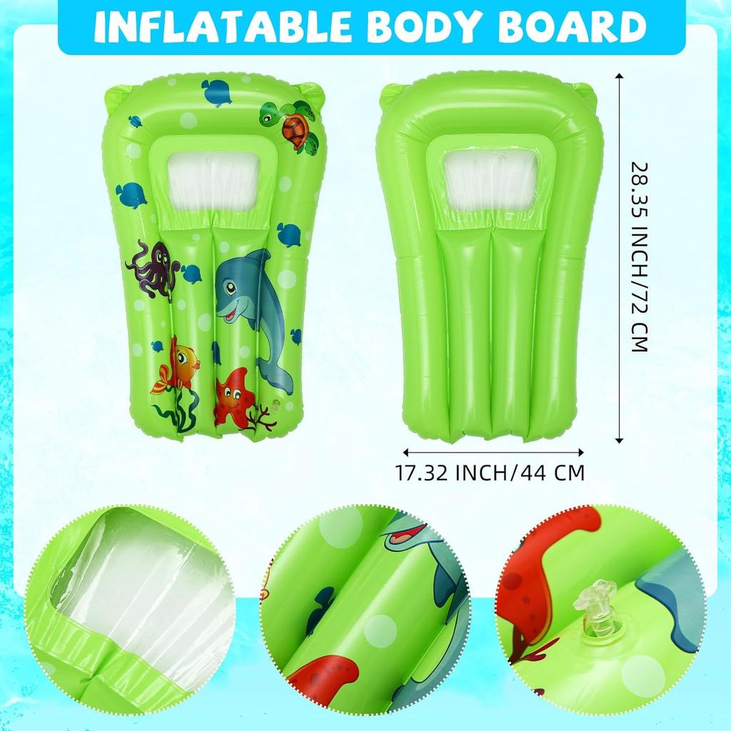 Children Inflatable Surfboard Toys Inflatable Swimming Pool Swimming Ring Water Floating Ring Water Hammock Water Play Equipment