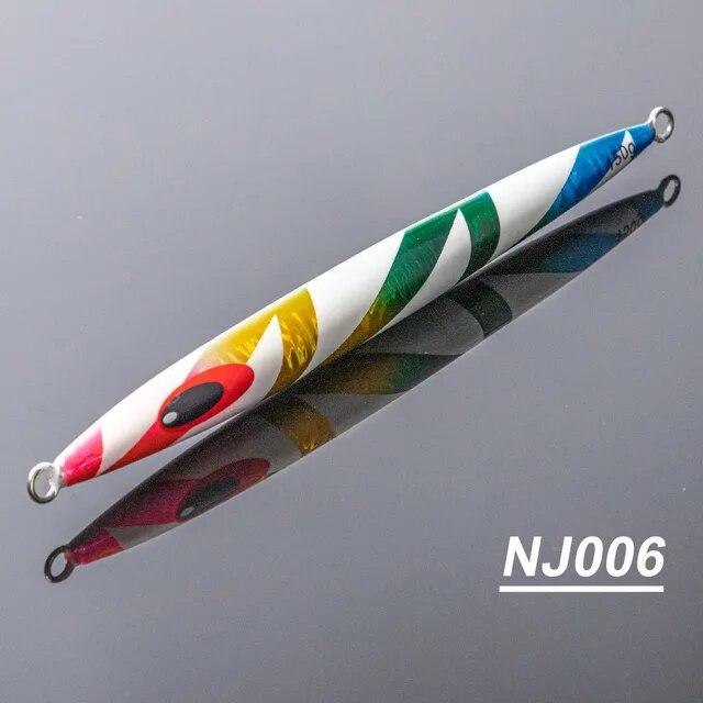 NOEBY приманки для медленного джиггинга 80 г, 100 г, 120 г, 150 г, 200 г, 250 г, 300 г, металлическая ложка для джига, искусственная приманка для джиговой ловли, светящиеся снасти для морской рыбалки