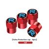 For Volvo 4Pcs Car Wheel Tire Valve Cap Protection Cover Auto Accessories XC90 XC60 C30 S60 C70 XC40 V40 XC70 V70 V60 S80 S90