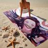 1PC Butterfly Nezuko Fantasy Beach Towel - Soft,  Absorbent Microfiber, Lightweight, Ideal for The Beach, Parties, Travel, Camping fan gifts