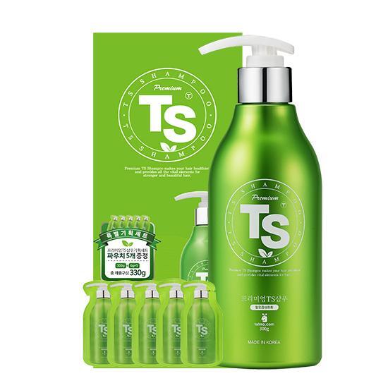 TS Premium Shampoo (main Product 300g + Additional 6g X 5 Sheets Provided)