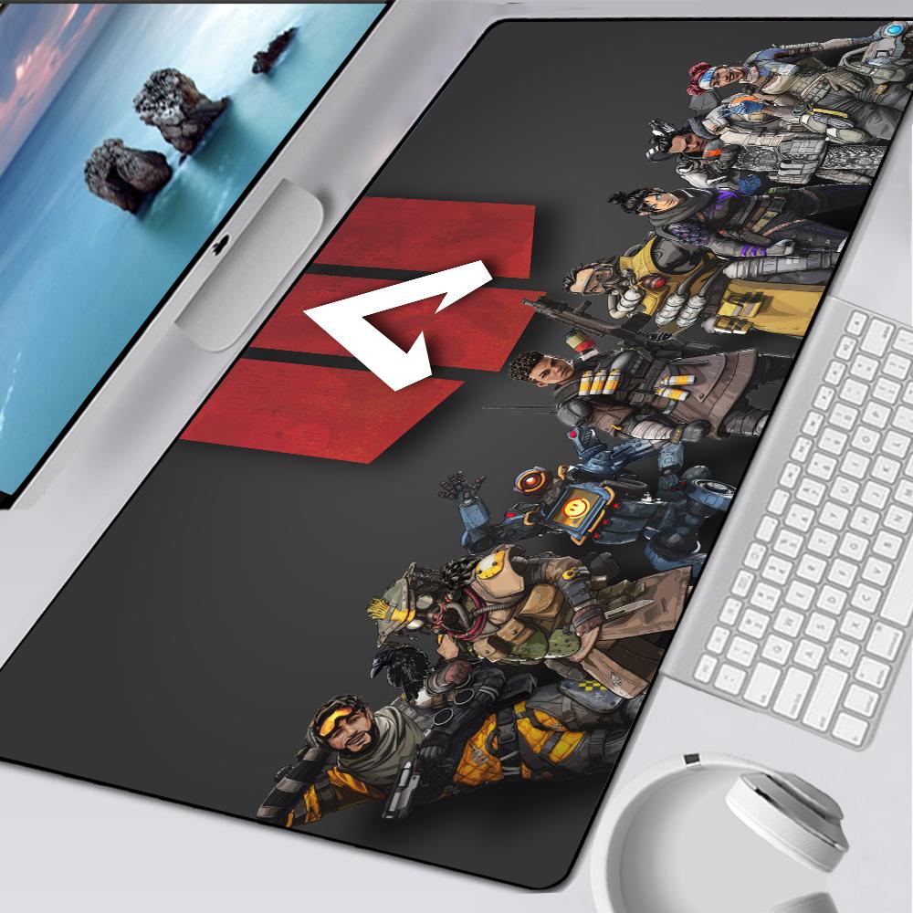 Apex Legends Logo Large Gaming Mouse Pad Computer Mousepad Pc Gamer Mouse Mat Laptop Mausepad Mouse Carpet Keyboard Mat Desk Pad