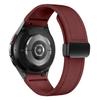 Ремешок из натуральной кожи + силикона для Samsung Galaxy Watch 7 6 5 4 44мм 40мм 20мм Браслет Galaxy Watch 6 4 Classic 47мм 46мм 43мм