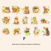 Journamm 45pcs/pack Cat Theme Stickers Washi Paper Art Collage Photo Album DIY Scrapbooking Decor Diary Cute Sticker Stationery