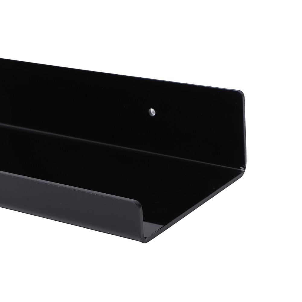 2pcs Vertical Design Acrylic Display Shelf White Plant Display Rack Small Storage Shelf Indoor Use