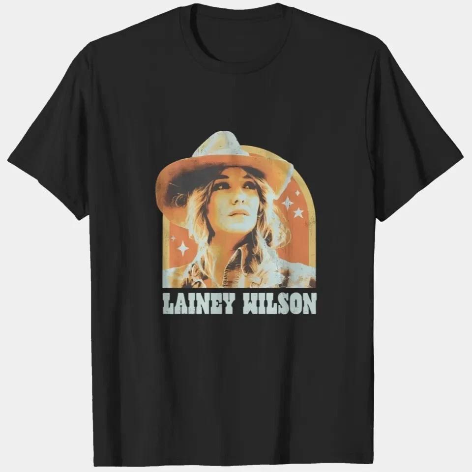Новая футболка LAINEY WILSON Певица кантри-музыки Винтажные футболки