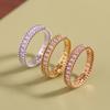 Hot Brand Vintage Women's Rings Luxury Jewelry For Women Fashion Pure 925 Sterling Silver Lady Party Designer Full Diamond Rings