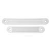 2PCS Transom Support Plate Kit for Boat Top and Lower Bolt Holes 3001.8067 Aluminum 15 X 2 Inches 12 X 2 In