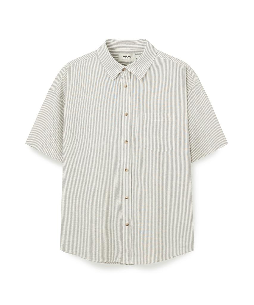 COSTUME O’CLOCK [Renewal Ver.] Cool Stripe Short Sleeve Shirt 4 Colors Coossh189